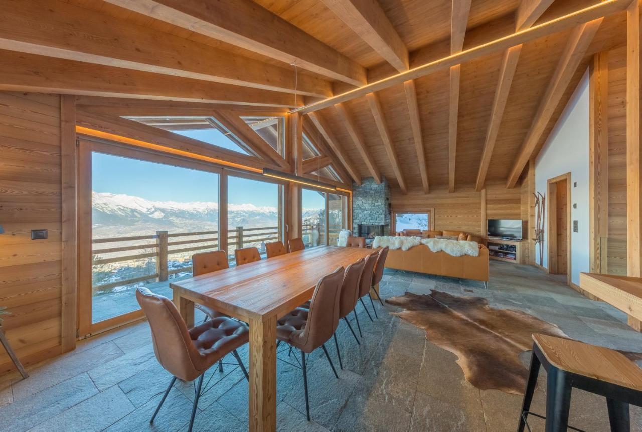 Oak Tree Chalet - On The Ski Slope - Luxury! Nendaz Ngoại thất bức ảnh